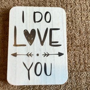 Wood sign decor for wedding